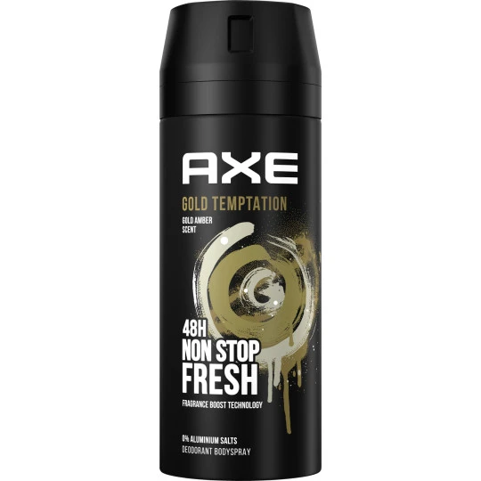Axe Bodyspray Gold Temptation 150ML 3 Axe Bodyspray Gold Temptation 150ML