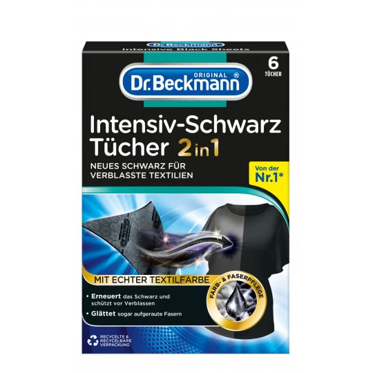 Dr. Beckmann Intensiv-Schwarz Tücher 6ST 3 Dr. Beckmann Intensiv-Schwarz Tücher 6ST