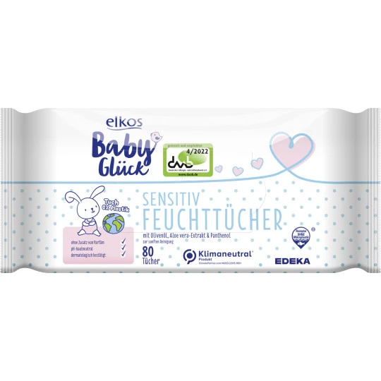 Baby Glück Sensitiv Feuchttücher 2x 80ST 3 Baby Glück Sensitiv Feuchttücher 2x 80ST