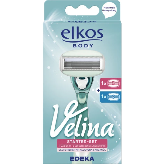 Elkos Body Damen Rasierer Starterkit 3 Elkos Body Damen Rasierer Starterkit