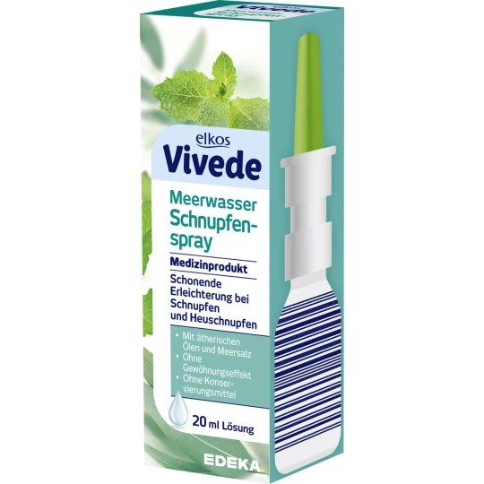 Vivede Meerwasser Schnupfenspray 20ML 3 Vivede Meerwasser Schnupfenspray 20ML