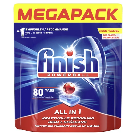 Finish Powerball All In 1 Tabs Megapack 80ST 3 Finish Powerball All In 1 Tabs Megapack 80ST