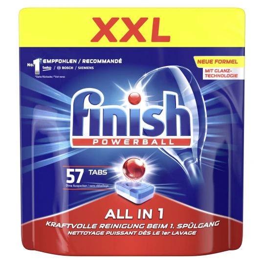 Finish Powerball All In 1 Tabs XXL-Pack 57ST 3 Finish Powerball All In 1 Tabs XXL-Pack 57ST