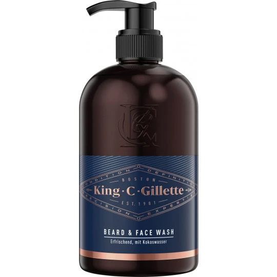 King C. Gillette Beard & Face Wash 350ML 3 King C. Gillette Beard & Face Wash 350ML