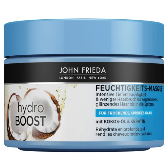 John Frieda Hydro Boost Feuchtigkeit-Masque 250ML 3 John Frieda Hydro Boost Feuchtigkeit-Masque 250ML