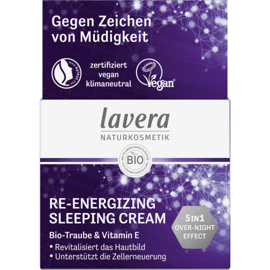 Lavera Naturkosmetik Re-Energizing Sleeping Cream 50ML 3 Lavera Naturkosmetik Re-Energizing Sleeping Cream 50ML
