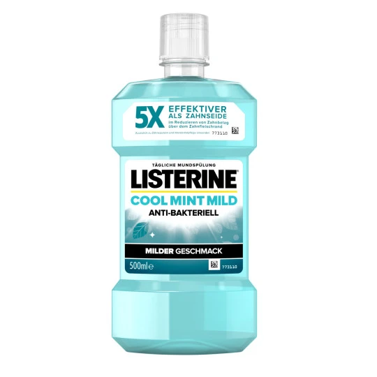 Listerine Mundspülung Cool Mint Mild 500ML 3 Listerine Mundspülung Cool Mint Mild 500ML