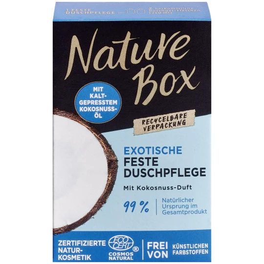 Nature Box Exotische Feste Duschpflege Mit Kokosnussduft 100G 3 Nature Box Exotische Feste Duschpflege Mit Kokosnussduft 100G