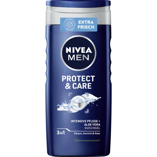 NIVEA Men 3in1 Duschgel Protect & Care 250ML 3 NIVEA Men 3in1 Duschgel Protect & Care 250ML