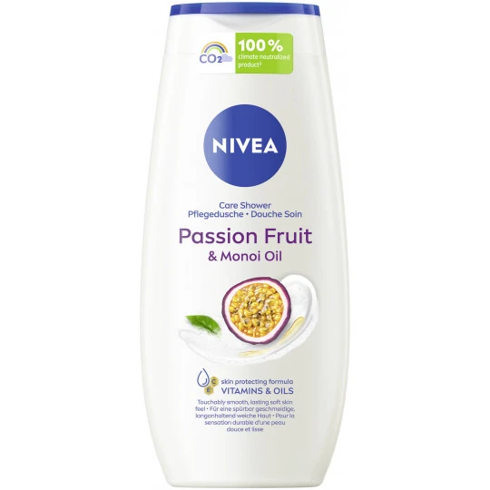 NIVEA Pflegedusche Passion Fruit & Monoi Oil 250ML 3 NIVEA Pflegedusche Passion Fruit & Monoi Oil 250ML