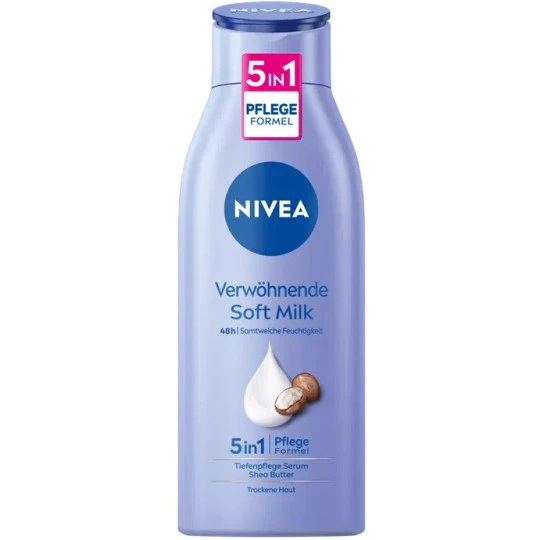 NIVEA Verwöhnende Soft Milk 5in1 400ML 3 NIVEA Verwöhnende Soft Milk 5in1 400ML