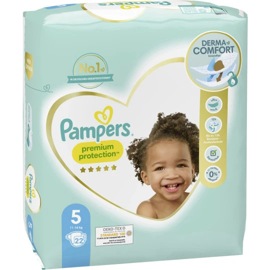 Pampers® Premium Protection 5 11-16KG 22ST 2 Pampers® Premium Protection 5 11-16KG 22ST