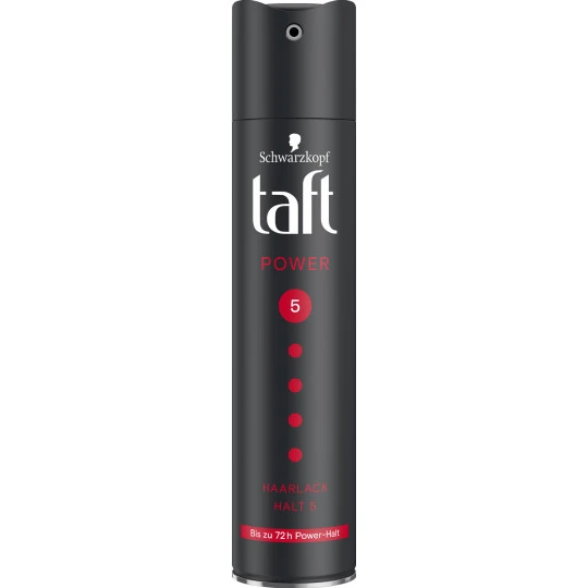 Schwarzkopf Taft Power Haarlack Halt 5 250ML 3 Schwarzkopf Taft Power Haarlack Halt 5 250ML