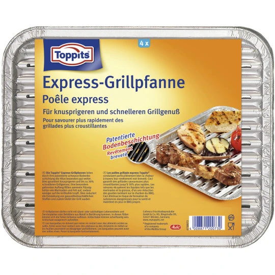 Express-Grillpfanne 22cm X 28cm 4ST 3 Express-Grillpfanne 22cm X 28cm 4ST