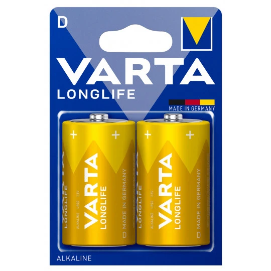 Varta Longlife Alkali Mono D 2ST 3 Varta Longlife Alkali Mono D 2ST