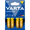 Varta Longlife Mignon AA Batterien 4ST -Pflegemittelgeschäft varta longlife mignon aa lr06 4st