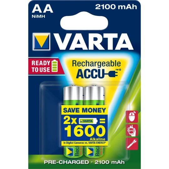 Varta Rechargeable ACCUS AA 2ST 3 Varta Rechargeable ACCUS AA 2ST