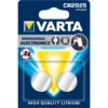 Varta Knopfzelle CR 2025 Lithium 2ST -Pflegemittelgeschäft vartacr2025neu
