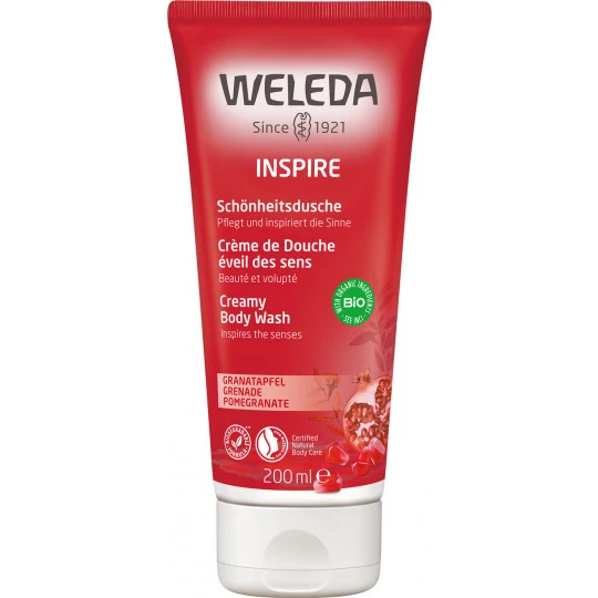 Weleda Inspire Schönheitsdusche Granatapfel 200ML 3 Weleda Inspire Schönheitsdusche Granatapfel 200ML